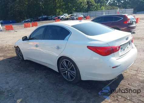 2014 Infiniti Q50 Premium z USA, uszkodzony, nr VIN JN1BV7AP3EM674130